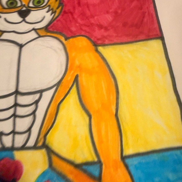 Colorful Fox Drawing - Picture 9 of 10
